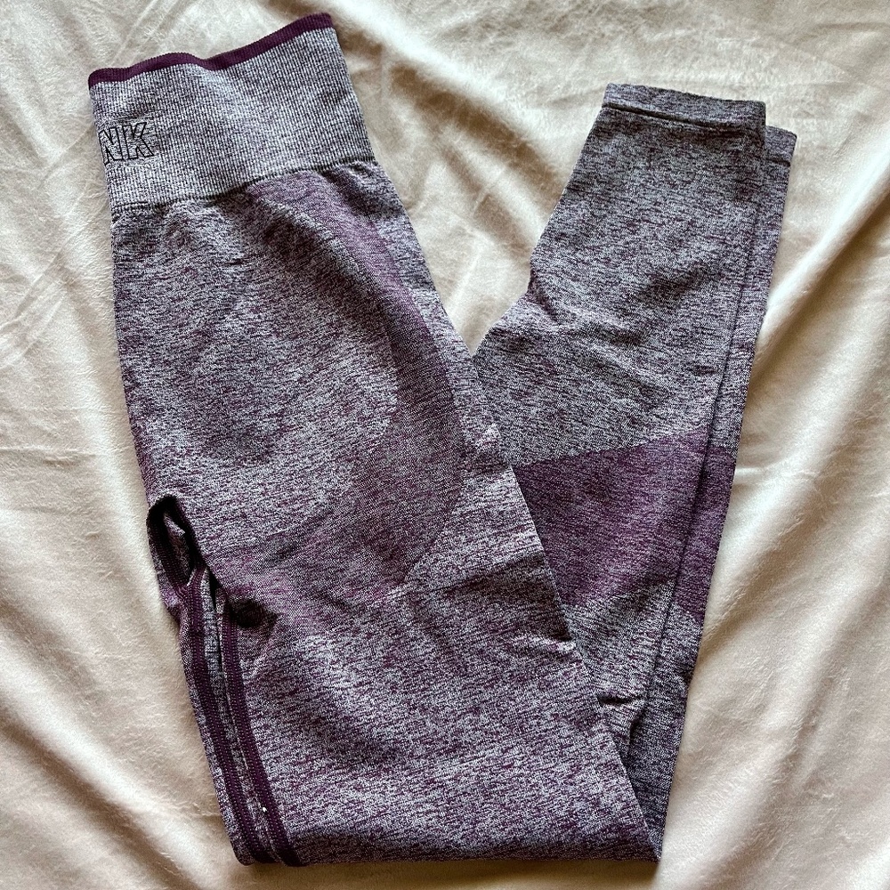 Pink Leggings XS Heather Burgundy